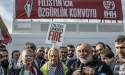 'Filistin İçin Özgürlük Konvoyu' İstanbul'dan yola çıktı!