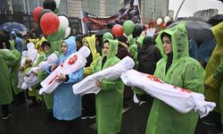 HAK-İŞ, Gazzeli kadınlar için yürüdü!