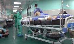 Gazze'de yaralılar koridorda ameliyat ediliyor!