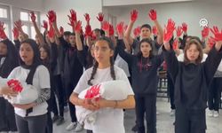 Çorum'da Lise öğrencilerinden İsrail'e klipli tepki!
