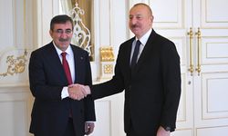Aliyev, Cevdet Yılmaz'ı kabul etti!
