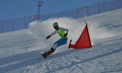 Erzurum'da Snowboard Milli Takım Seçmeleri tamamlandı