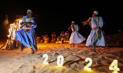 Senegal'de çölde yeni yıl kutlaması
