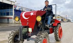 Kırşehirli esnaf su motoru ve hurda malzemeden traktör yaptı