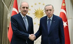 Erdoğan, Kurtulmuş'u Külliyede kabul etti