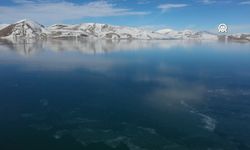 Buz tutan Balık Gölü doğa tutkunlarını bekliyor!