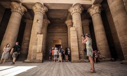 Mısır'daki Philae Tapınağı binlerce turisti ağırlıyor