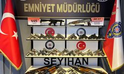 Adana'da çok sayıda silah ele geçirildi!