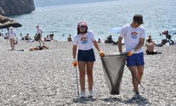 Antalya'da deniz ve kıyılarda plastik kirliliğiyle mücadele!