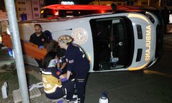 Samsun'da tramvay ile ambulans çarpıştı!