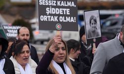 HAK-İŞ'ten ABD Büyükelçiliği önünde kadına şiddet protestosu!