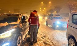 Erzurum'da  kar esareti