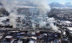 Tarihi Taş Ambarlar'da büyük yangın!