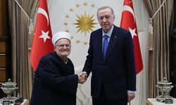 Erdoğan, Mescid-i Aksa İmam Hatibini kabul etti!