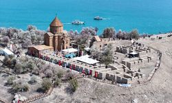 Van'da "3. Akdamar Adası Badem Çiçeği Festivali" başladı