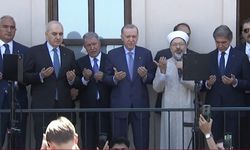 Erdoğan restore edilen camiyi ibadete açtı!