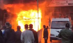 Rize'de Yangın Paniği