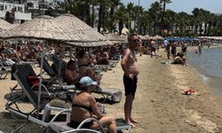 Bodrum sahilleri tıklım tıklım!