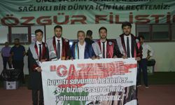 Dicle Üniversitesi'ndeki mezuniyet töreninde Gazze unutulmadı