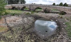 Tunca Nehri kurudu, su akışı durdu!