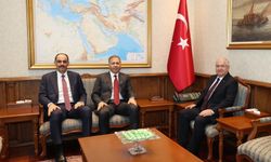 Güler, Yerlikaya ve Kalın bir araya geldi