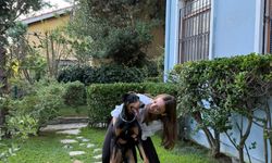 Rabia Soytürk şiddet mağduru köpeği sahiplendi