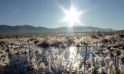 Kars'ta dondurucu hava