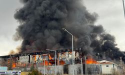 OSB'de bir fabrika alev alev yandı!