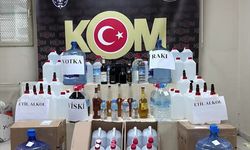 65 adrese kaçak içki operasyonu!