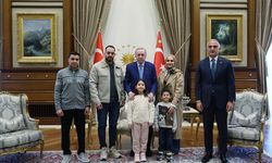 Erdoğan Filistinli Rajab'ın aile fertlerini kabul etti!
