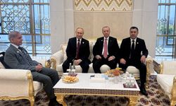 Erdoğan, Putin, Şerif ve Berdimuhammedov ile görüştü