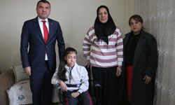 Bahçeli'den Diyarbakırlı engelli kıza tekerlekli sandalye sürprizi