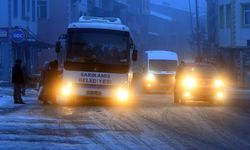 Kars'ta sis, soğuk, pus