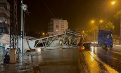 Tır dorsesi dehşet saçtı