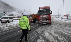 Ankara istikameti ağır tonajlı araçlara kapatıldı!