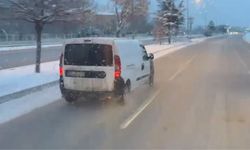 Saniyelerle yarışan itfaiyeye yol vermedi!