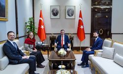 Cevdet Yılmaz, Brezilya'nın Ankara Büyükelçisini kabul etti!