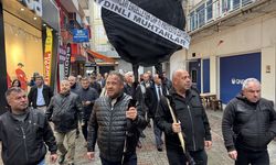 Muhtarlardan CHP İl Başkanlığı'na siyah çelenk!