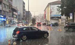 Trakya'da sağanak yağış etkili oldu