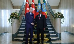 Erdoğan, Etiyopya'da resmi törenle karşılandı!