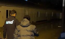 Yağış sonrası geçici yaşam alanı boşaltıldı!