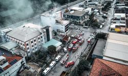 İzmir'de fabrikada korkutan yangın