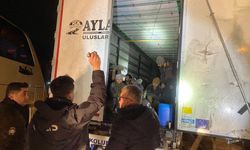 75 kaçak göçmeni TIR ile yurda soktular!