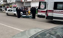 Ankara'da otomobilin çarptığı yaya yaralandı