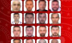 Kırmızı bültenle aranan 16 suçlu yakalandı