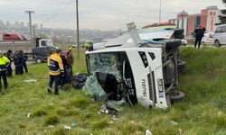 Öğrenci servisi şarampole devrildi: Çok sayıda yaralı var!