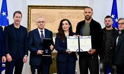 Kosova Milli Takımı’na Liyakat Madalyası verildi!