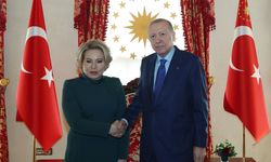 Erdoğan, Matviyenko'yu kabul etti!
