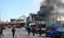 Başkentte fabrikada büyük yangın!