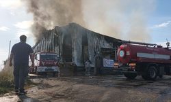 Üretim tesisi yanarak küle döndü!